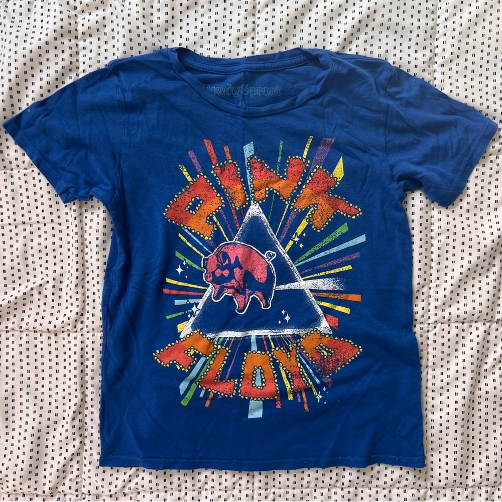 Rowdy Sprout Pink Floyd tee size 6 in royal blue
